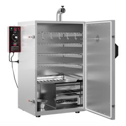 Compact Fumoir électrique professionnel - Commande électronique - avec 4 grilles - 500x450mm