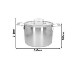 DEMEYERE | INDUSTRY 5 - Saucepan with lid - Ø 240mm - Stainless steel