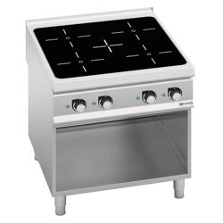 Fourneau à induction - 20kW - 4 foyers - sur placard ouvert