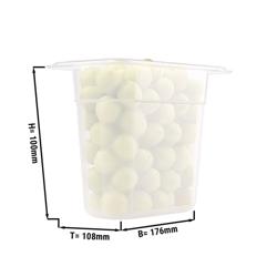Polypropylene Gastronorm Container GN 1/9 – Translucent – Height: 100 mm