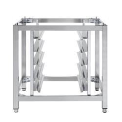 Podstavec pro kombinovaný konvektomat - 786x736 mm | výška 740 mm | 6x GN 1/1 | rozteč kolejnic 80 mm - nerezová ocel - pro kombinované konvektomaty - kompatibilní s KDV1255 & BHV1255 - vč. držák plechů pro 6x GN 1/1