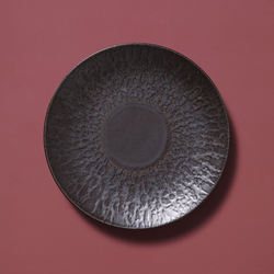 (6 st) Rust - platt tallrik - Ø 21 cm - brun
