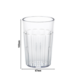(36 stuks) CAMBRO | NEWPORT - Drinkbeker - 228 ml - BPA-vrij - Transparant