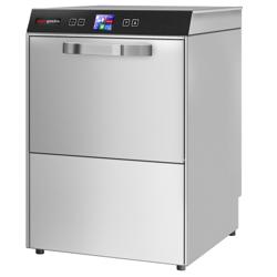 Zmywarka podblatowa do naczyń - dwupłaszczowa - Panel dotykowy - 3,55kW - kosz 500x500mm - z dozownikami detergentu i nabłyszczacza oraz pompą spustową