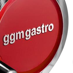 Χειροκίνητη ζαμπονομηχανή με βολάν - Μαχαίρι: Ø 300 mm - Κόκκινο - με βάση