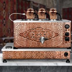 Koperen samowar - Elektrisch - 870mm - 33 liter