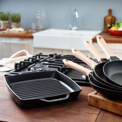 STAUB | GRILL PANS - Poêle à griller - 280x280 mm - Fonte - Noir