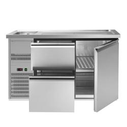 Barkoelkast PREMIUM PLUS - 1550x700mm - 1 deur & 2 laden