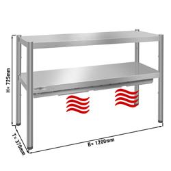 Mostek cieplny PREMIUM - 1200x370mm - z 2 piętrami - wysokość: 725mm