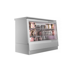 Dry Aging - kylvitrin 1,4 m - rostfritt stål