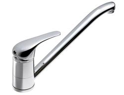 Torneira misturadora de um furo 8000 - com bica giratória & monocomando - ligação 3/8" & bica 250mm