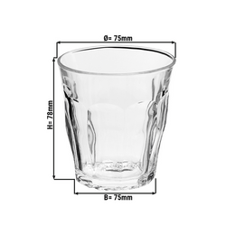 (6 stycken) Duralex All Purpose Dricksglas - ISTANBUL - 160 ml - Transparent