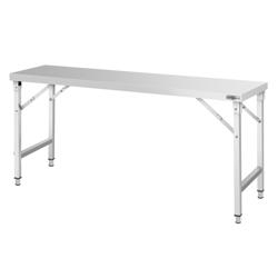 Table de travail en inox – pliable – 1800 × 700 mm
