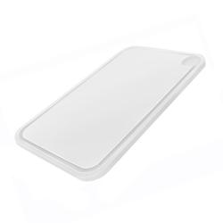 Deska do krojenia z rowkiem na sok - 300x500mm - Grubość 20mm - Biała
