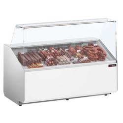 Koeltoonbank - 1568x979mm - 324 liter - front wit - rechte ruit