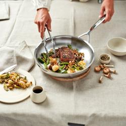 DEMEYERE | Multiline 7 Stainless Steel Frying Pan – Ø28 cm - 7‑ply - Induction-ready - Oven-safe