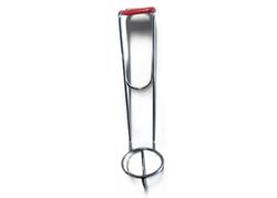 Cesto per uova - 135x200mm - acciaio inox | maniglia in plastica | per 1 uovo - compatibile con EKJ6 & EKJ10