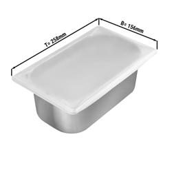 Silikondeckel - für Behälter GN 1/4