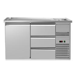 Barkoelkast PREMIUM PLUS - 1550x700mm - 1 deur & 3 laden