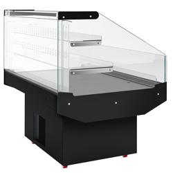 Îlot réfrigéré - 1281x975mm - 180 L - Libre-service - Noir