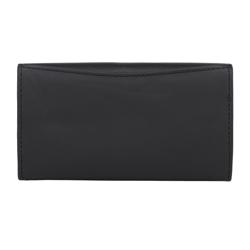KARLOWSKY | Waiter Wallet – Synthetic - Black - 18.2 × 10 cm - 5 Note Pockets - Coin Pocket - 3‑Stage Metal Closure - Printable