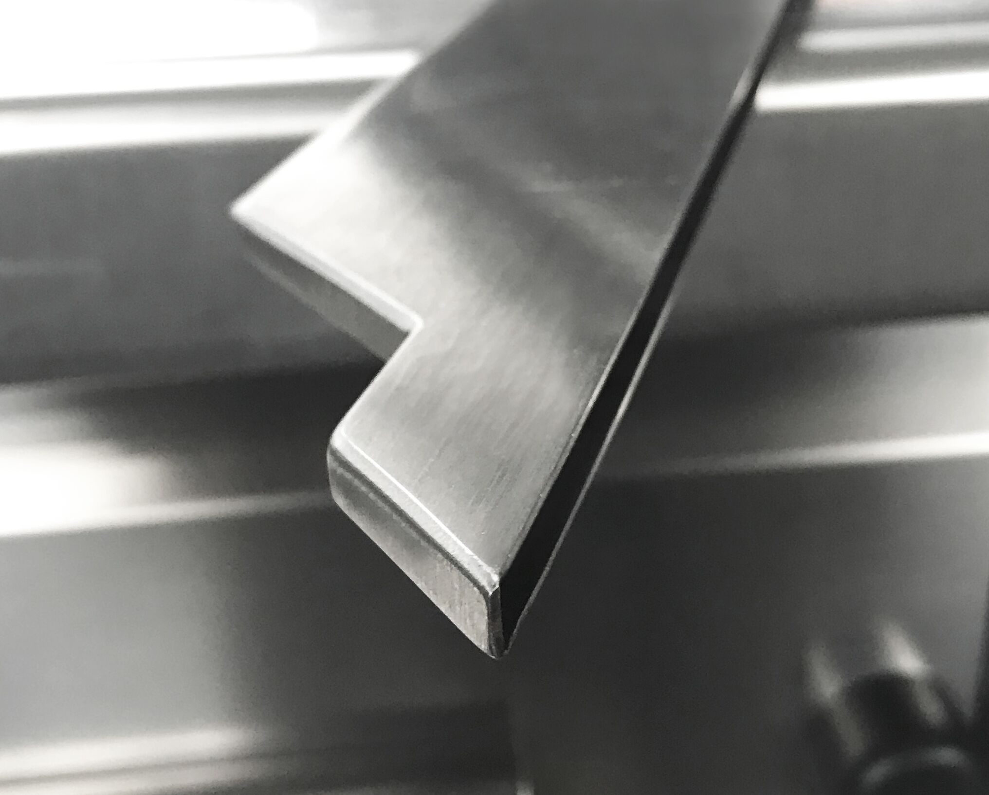 Série Lorenzo 600 Barrette de connexion pour plaques de grillade - 500x10x50mm - Inox AISI 304 - Série Lorenzo 600