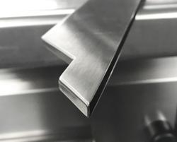 Koppelstrip - 600x10x50mm - RVS AISI 304 - passend voor Lorenzo 700