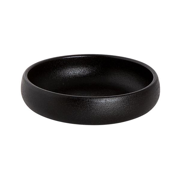 (6 pcs) Dessert Bowl - Universe - Maastricht - Porcelain - 200ml - round - Ø 115mm - Black