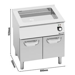 Ipari elektromos multifunkciós serpenyő - 800 mm - 24,0 liter - 9,6 kW