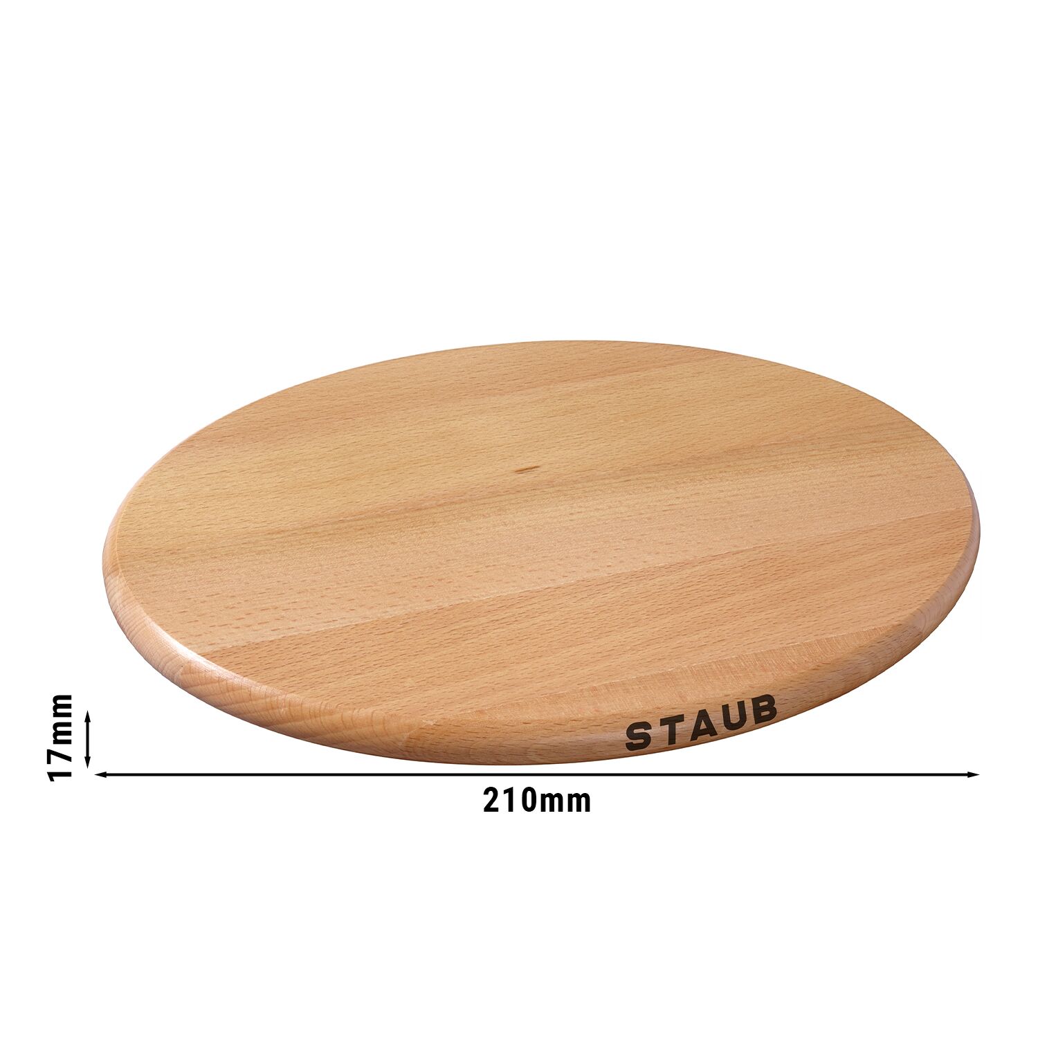 STAUB | SPECIALITIES - Dessous de plat magnétique - Ø 210 mm - Marron - Hêtre