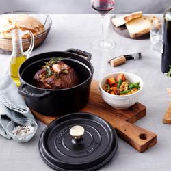 STAUB | LA COCOTTE - Kookpot - Ø 200mm - Gietijzer - Zwart