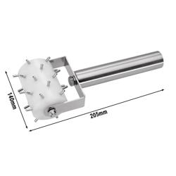 Pizza Dough Docker – Stainless Steel - 21 x 12.5 cm - Fine Perforation