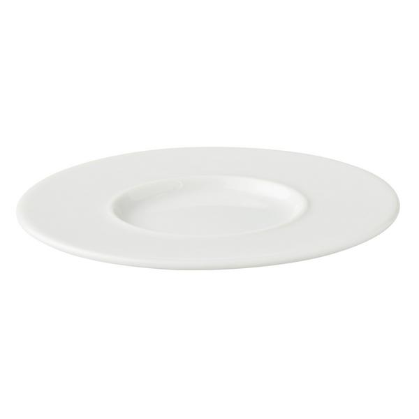 (6 pcs) WHITE DELIGHT - Espresso saucers - Ø130mm - White