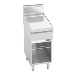 Elemento neutro - 300x600x1020mm - acciaio inox AISI 304 | su armadio aperto - per uso professionale - compatibile con serie Lorenzo 600 - incl. sottotelaio aperto | piedini regolabili