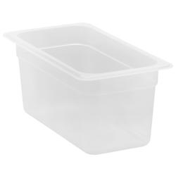 (6 pièces) CAMBRO | Bac GN 1/3 en polypropylène – translucide – Hauteur : 150 mm