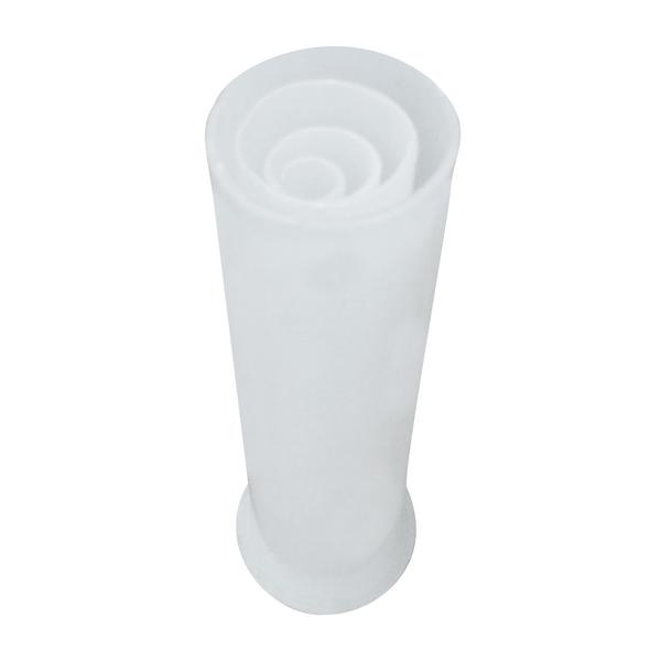 Tubes de remplissage pour poussoir à saucisse en plastique - Blanc - Ø 59/204/56/37mm - compatible avec WFA3L, FWKRA186