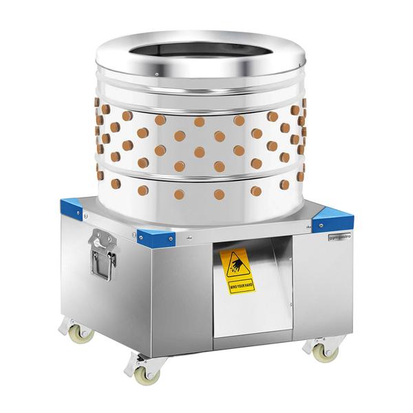 Poultry plucking machine for chicken - with 233 plucking fingers Ø 80 cm