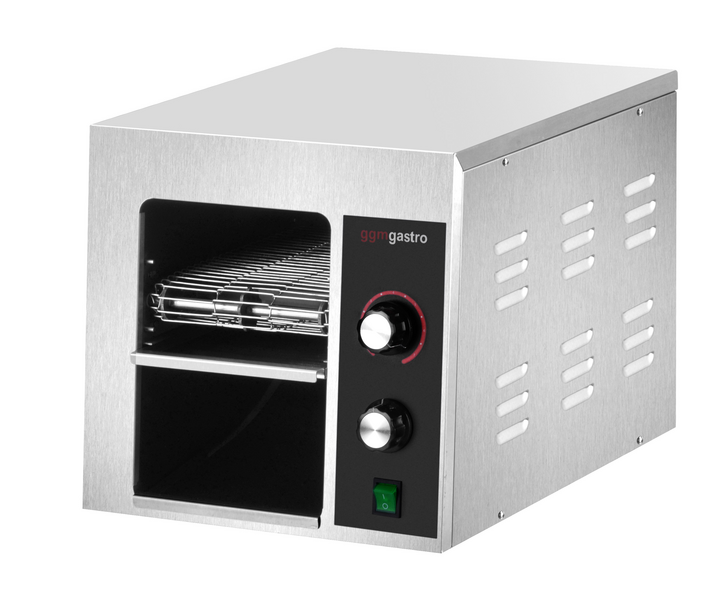 Doorloop broodrooster - 2,2 kW - met 2 verwarmingszones
