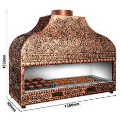 Grelha de cobre - 1500mm - fechada