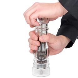 (6 sztuk) PEUGEOT | NANCY - Młynki do soli i pieprzu - akryl - wysokość: 180 mm  