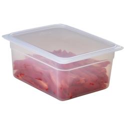(6 pièces) CAMBRO | Contenants GN 1/2 en polypropylène – laiteux – hauteur : 150 mm