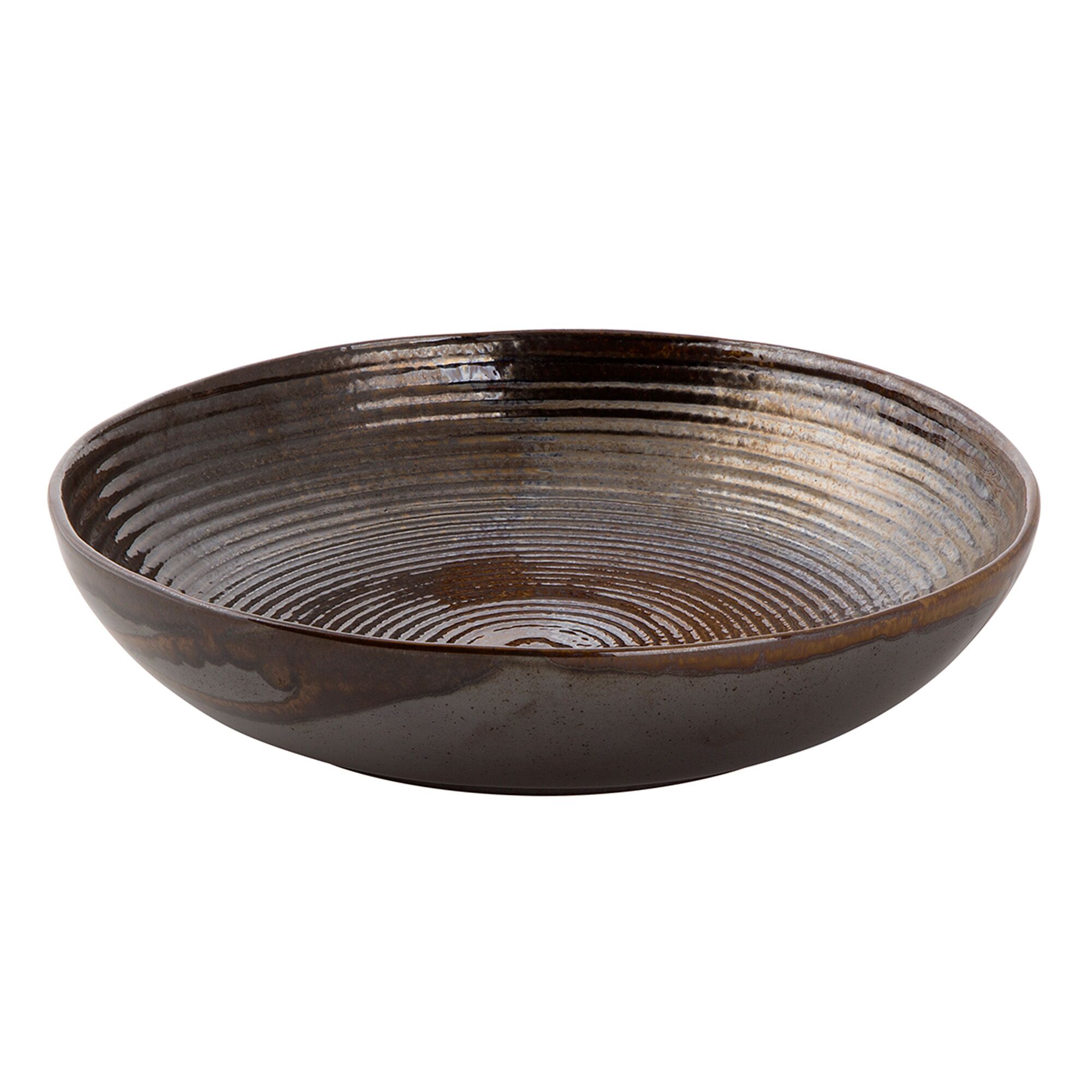 (6 komada) METALLIC - Coupe duboki tanjur - Ø 260 mm - Smeđa boja