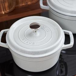 STAUB | LA COCOTTE - Kookpot - Ø 200mm - Gietijzer - Witte truffel