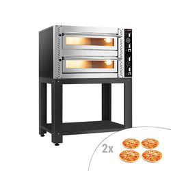 Pizzasütő 4+4x 30 cm - alapkerettel együtt