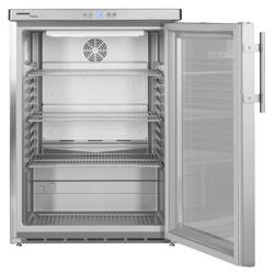 LIEBHERR | Commercial Undercounter Refrigerator PREMIUM – 148 L - Glass Door - Stainless Steel