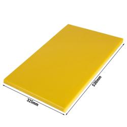 Snijplank - 32,5 x 53 cm - Dikte 2 cm - Geel