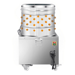 2-in-1 plukmachine en broeiketel voor pluimvee - Trommel Ø 60 cm
