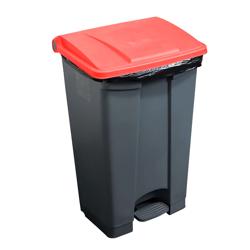 CAMBRO | Tretmülleimer - 87 Liter - Deckel rot