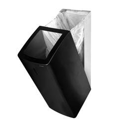 AIR-WOLF | Afvalbak - 50 liter - RVS Mat zwart