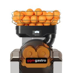Spremiagrumi elettrico per arance - con pulsante di spremitura e alimentazione automatica della frutta - argento